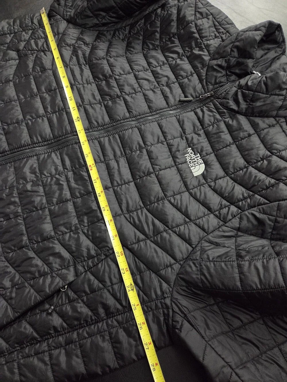 The North Face Men's ThermoBall Eco Full Zip Puffer Jacket Black Size XXL